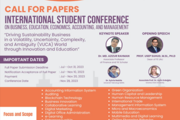 Call for Papers International Student Conference
